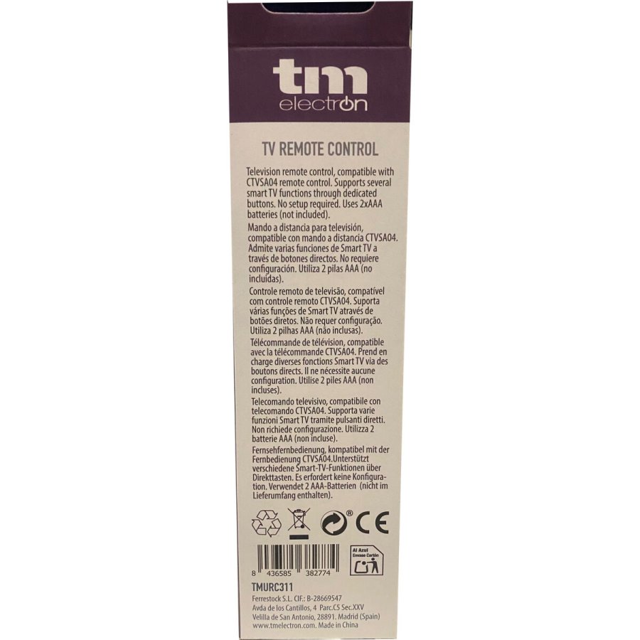 Universal fjernbetjening TM Electron #7