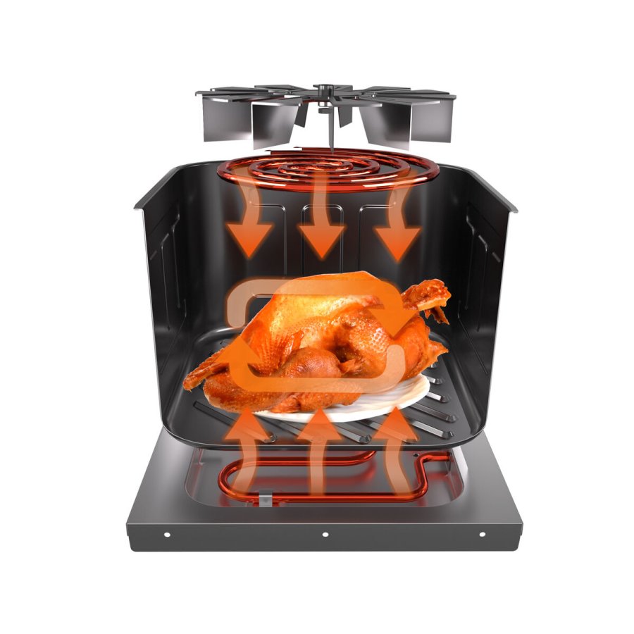 Varmluftsfrituregryde TM Electron 2000 W 9 L #5