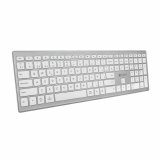Bluetooth-tastatur Subblim Pure Extended S�lvfarvet Spansk qwerty Sort #1