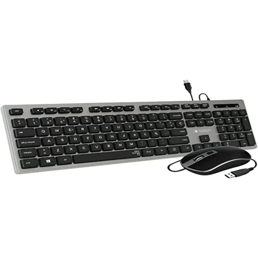 Tastatur og mus Subblim SUBKBC-CEKE50 Spansk qwerty #1