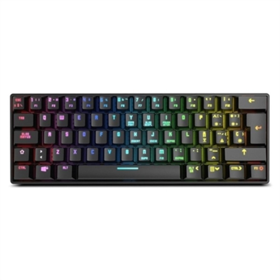 Gaming-tastatur Krom Kluster Sort Spansk qwerty #1