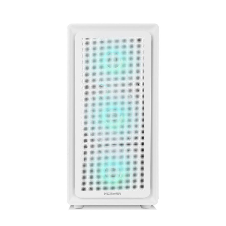 ATX Semi-t�rn kasse Nox-Xtreme NXHUMMERAEROWH Hvid #7