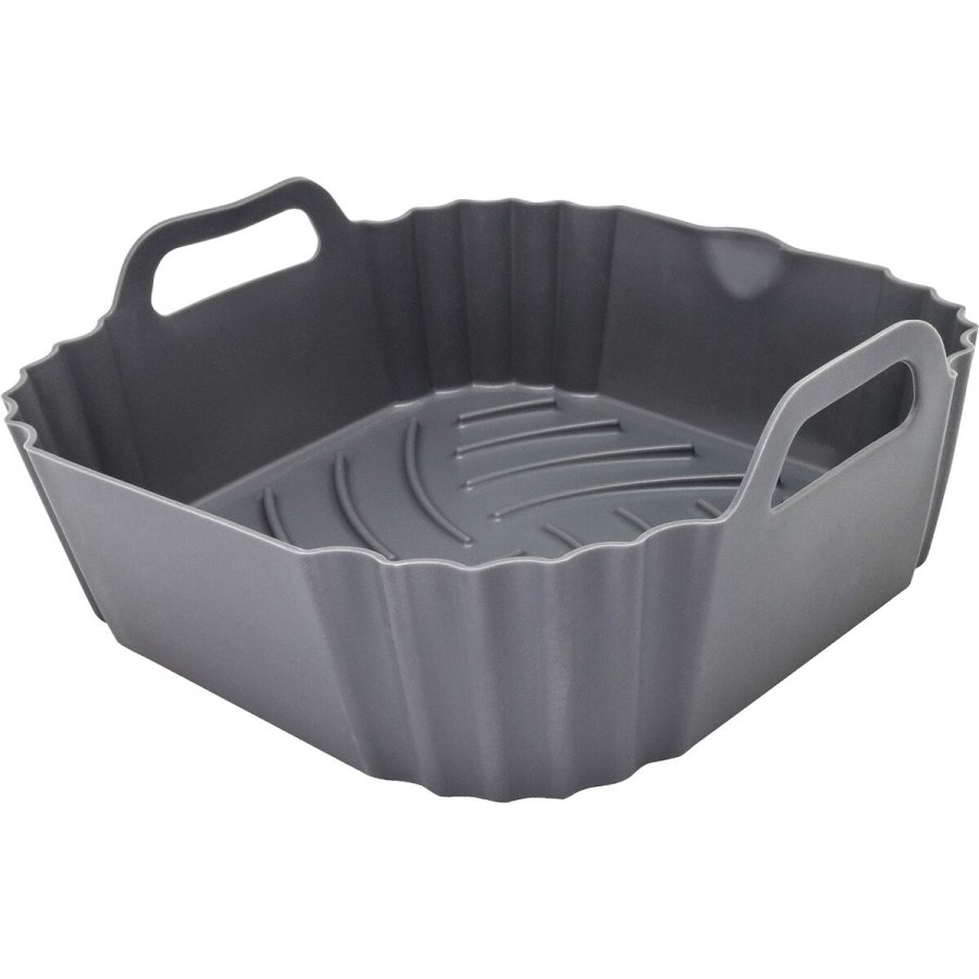 Genanvendelig silikonebakke til airfryer Vin Bouquet 20 cm #1