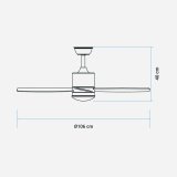 Loftsventilator Universal Blue 270-UVT1318 #6