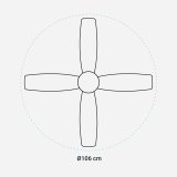 Loftsventilator Universal Blue 270-UVT1318 #7