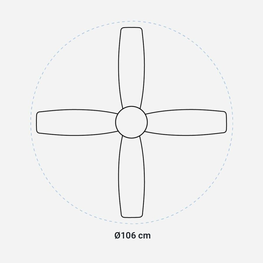Loftsventilator Universal Blue 270-UVT1318 #7