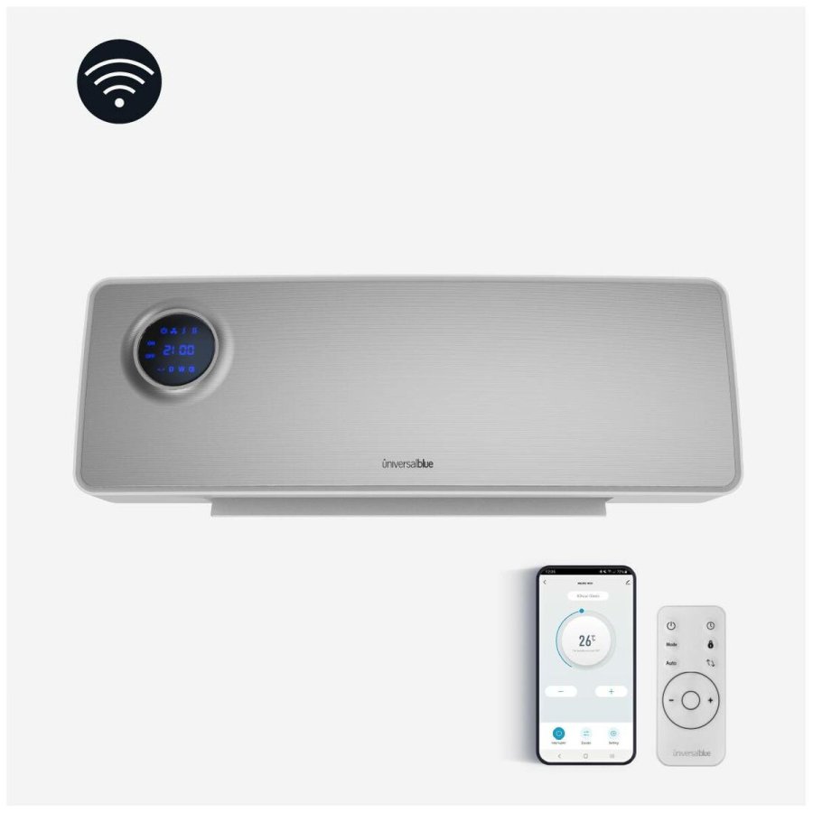 Digitalt varmeapparat Universal Blue 498-UCSB90202 Hvid 2000 W #1