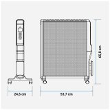 Radiator Universal Blue 4020B UCRM9004 Sort 2000 W #6