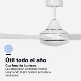 Loftsventilator Universal Blue 2013-UVT1353 Hvid 55 W #5