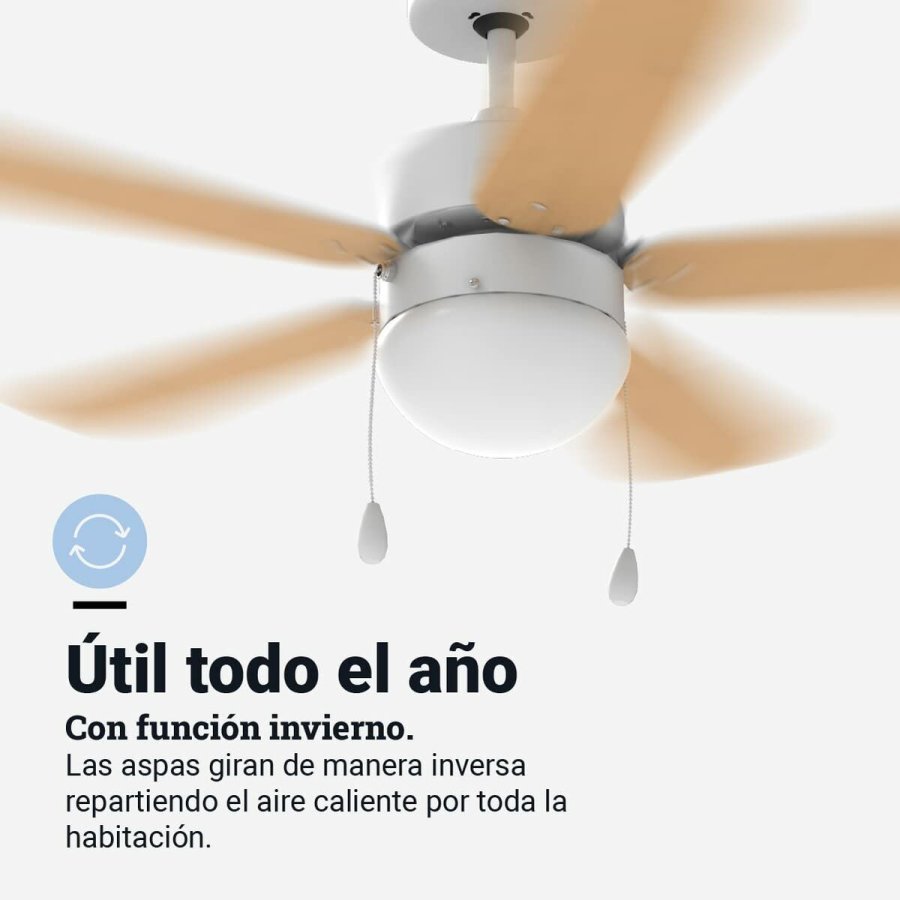 Loftsventilator Universal Blue 2015-UVT1355-23 Hvid 50 W #5