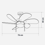 Loftsventilator Universal Blue 2016-UVT1356 #6