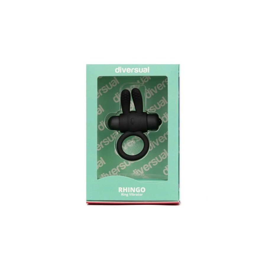 Vibrerende Ring Diversual Sort #3