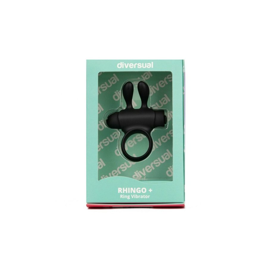 Vibrerende Ring Diversual Sort #3
