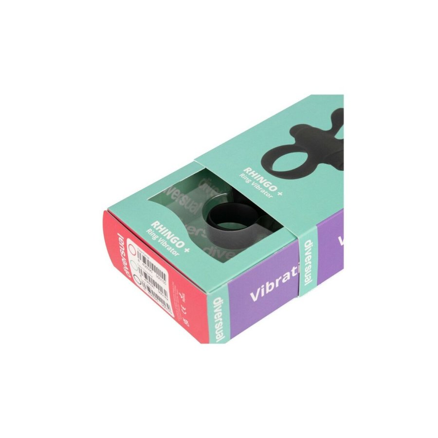 Vibrerende Ring Diversual Sort #7