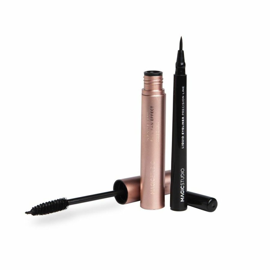 Eyeliner Magic Studio Shaky Liquid Eyeliner Volume Mascara Mascara til jenvipper 2 Dele #1