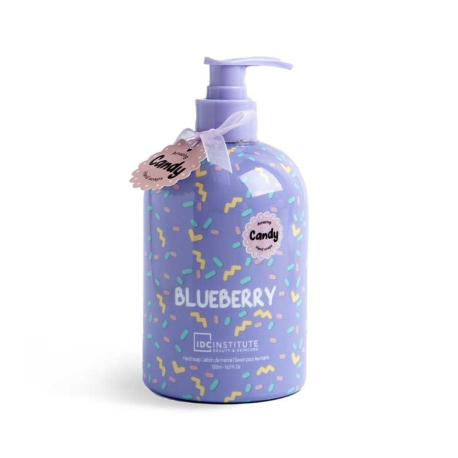 Desinficerende hndgele IDC Institute Candy Blueberry 500 ml Skovbr #1