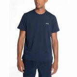 Kort�rmet T-shirt til M�nd Nox Nox Team Regular Bl� Marinebl� #1