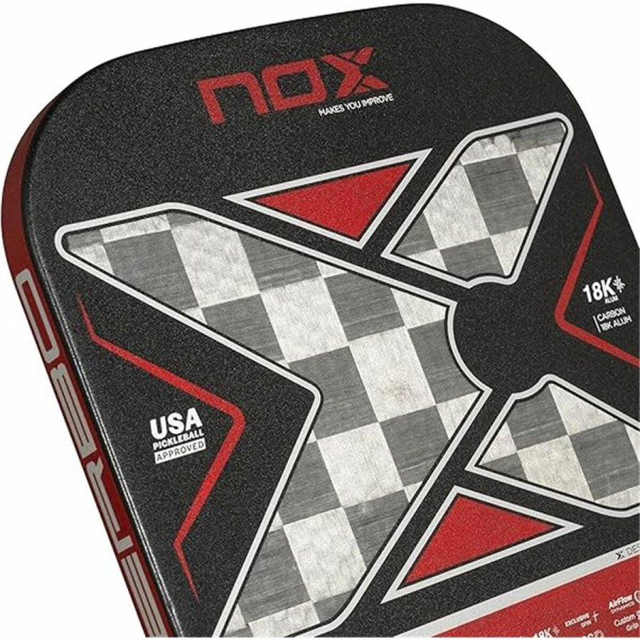 Pickleball paddle Nox Nerbo Sort Kulfiber #4