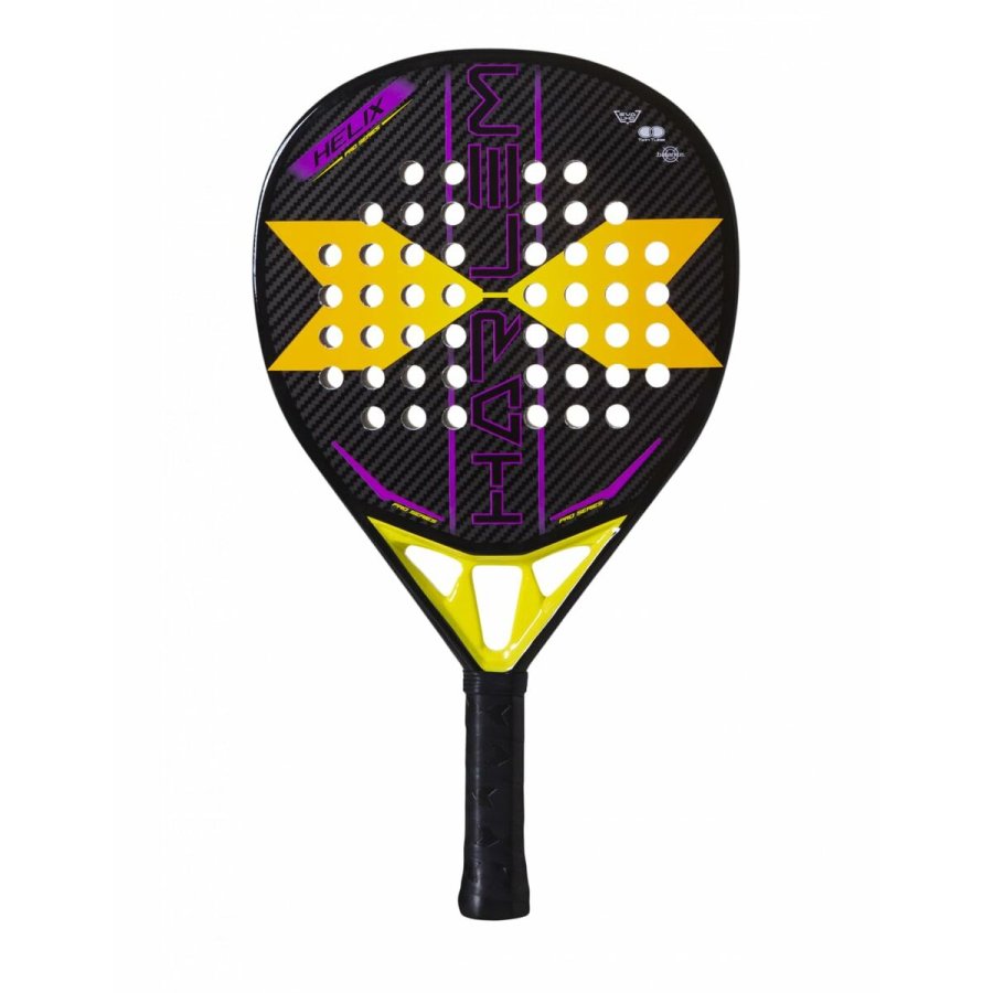 Padel bat Harlem Padel Helix Gul Sort #1