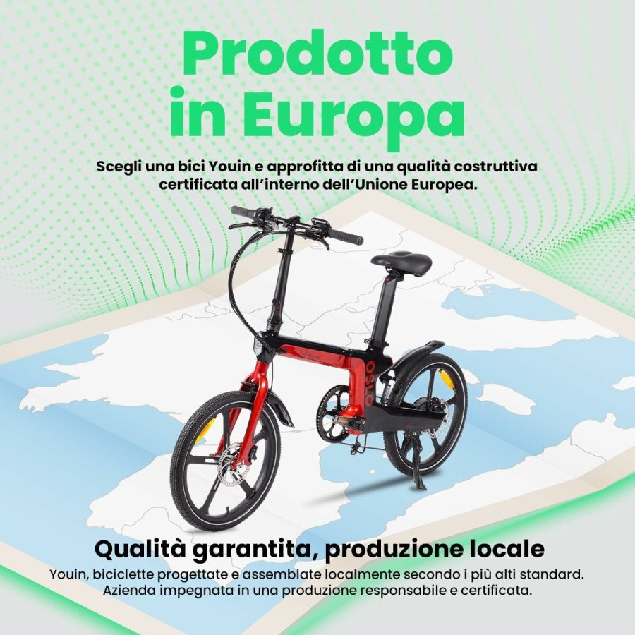 Elektrisk cykel Youin BK1900 OSLO R�d #7