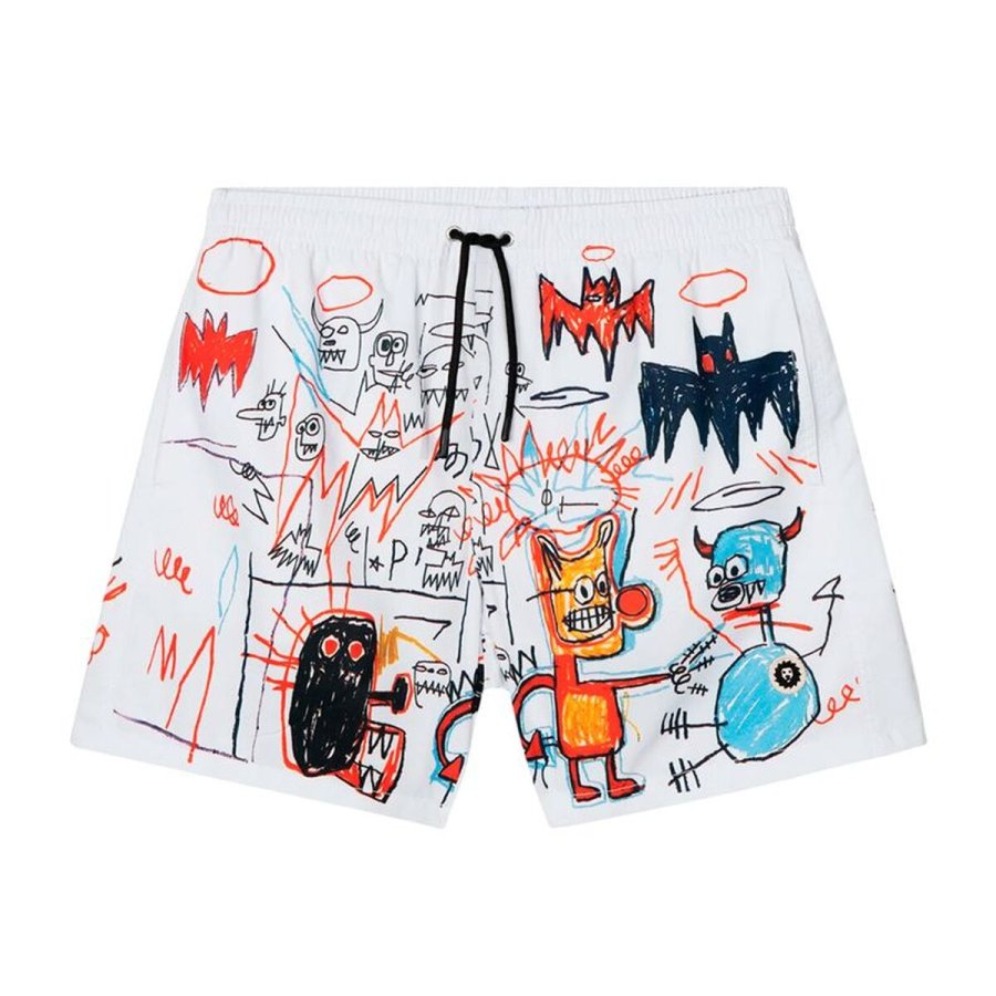 Badet�j til M�nd Jimmy Lion BASQUIATBATMANSWIM-MULTICOLOR #1