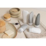 Rejsetoilettaske Numada Gennemsigtig PVC Silikone 20 x 6,5 x 13,5 cm #5