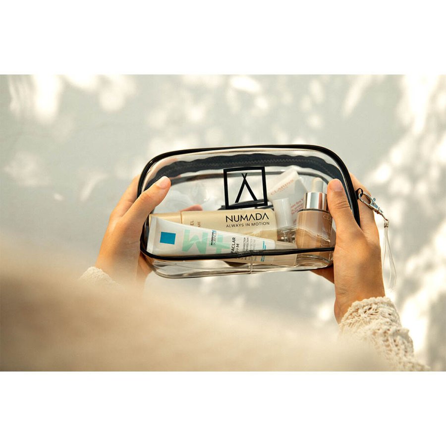 Rejsetoilettaske Numada Gennemsigtig PVC 23 x 11,5 x 6,5 cm #6