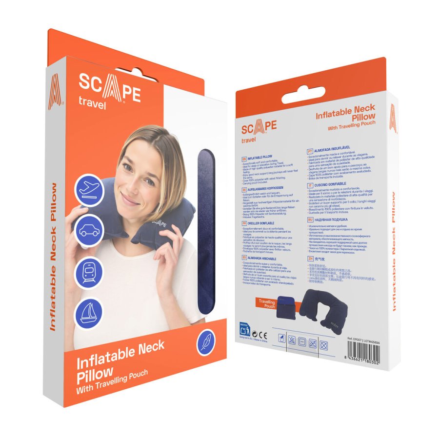 Nakkepude Scape Travel Bl� #6