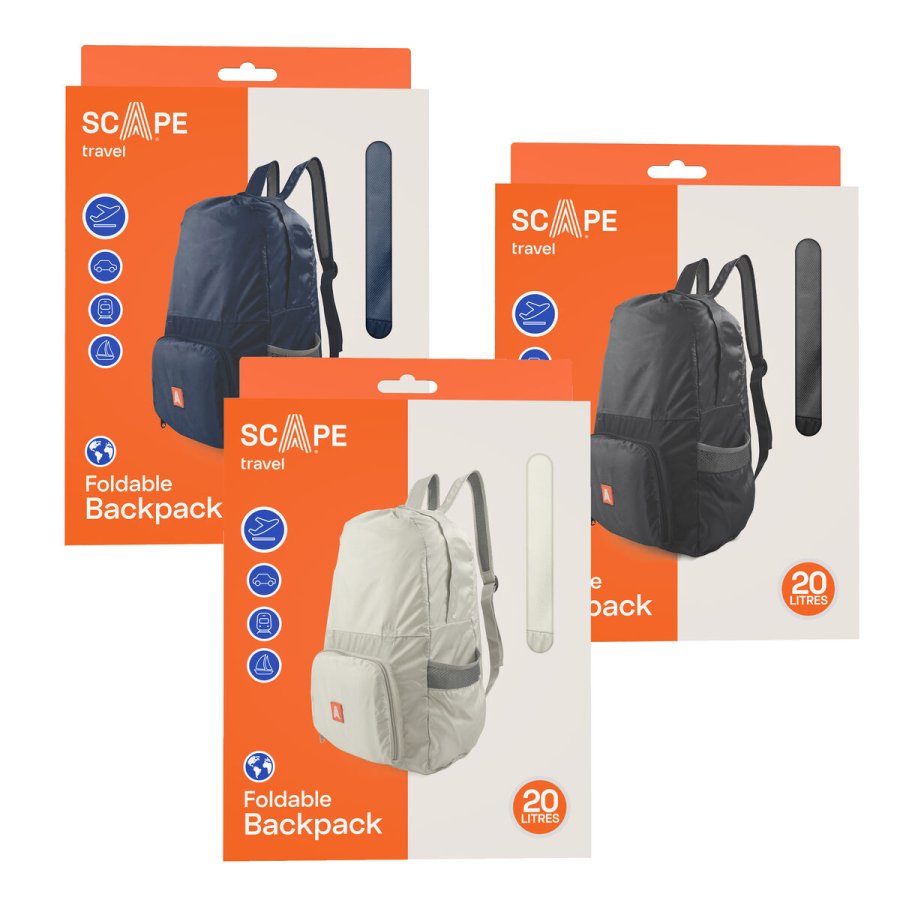 Casual Rygs�k Scape Travel Bl� Sort Gr� Casual 20 L #2