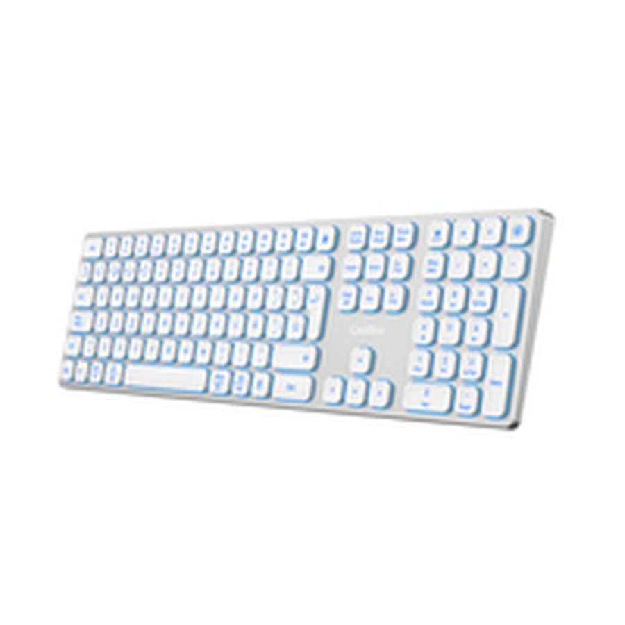 Tastatur og mus CoolBox COO-TEW02-BKW Hvid #6