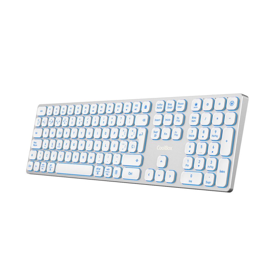 Tastatur og mus CoolBox COO-TEW02-BKW Hvid #4