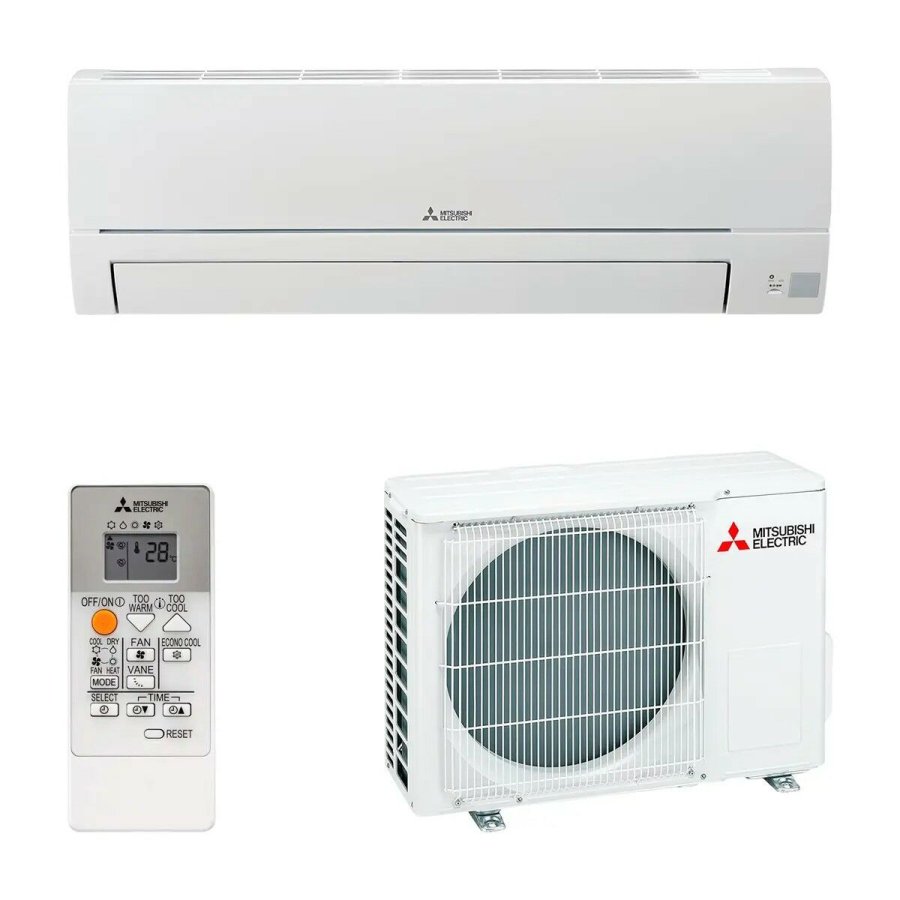 Aircondition Mitsubishi Electric MSZHR35VFK 2924F A++ Hvid A++ 3400 W 3700 W 2924 fg/h 2924 kcal/h-3096 kcal/h #1