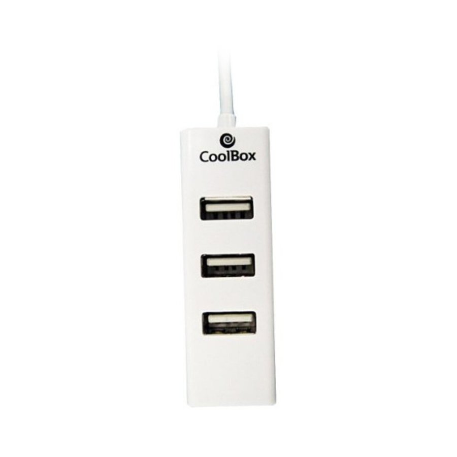 USB Hub CoolBox COO-UPH190 Hvid #1
