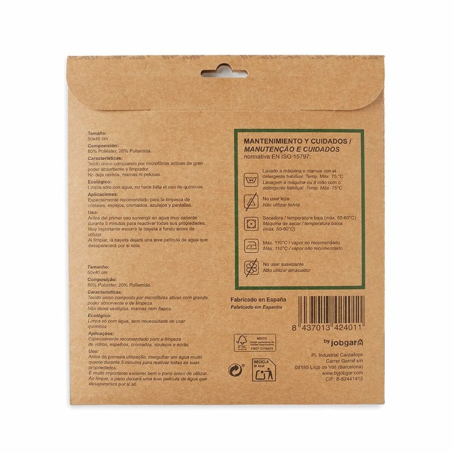 Rengringsklud Grn Mikrofibre 50 x 40 cm #4