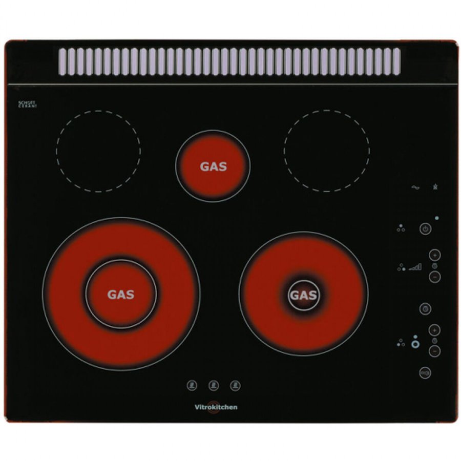 Gasplade Vitrokitchen 201TGBA 60 cm #1