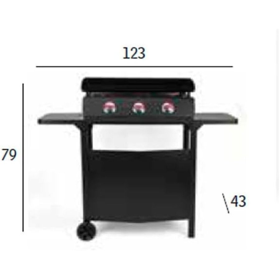 Grillbord Vitrokitchen PGT335N #2