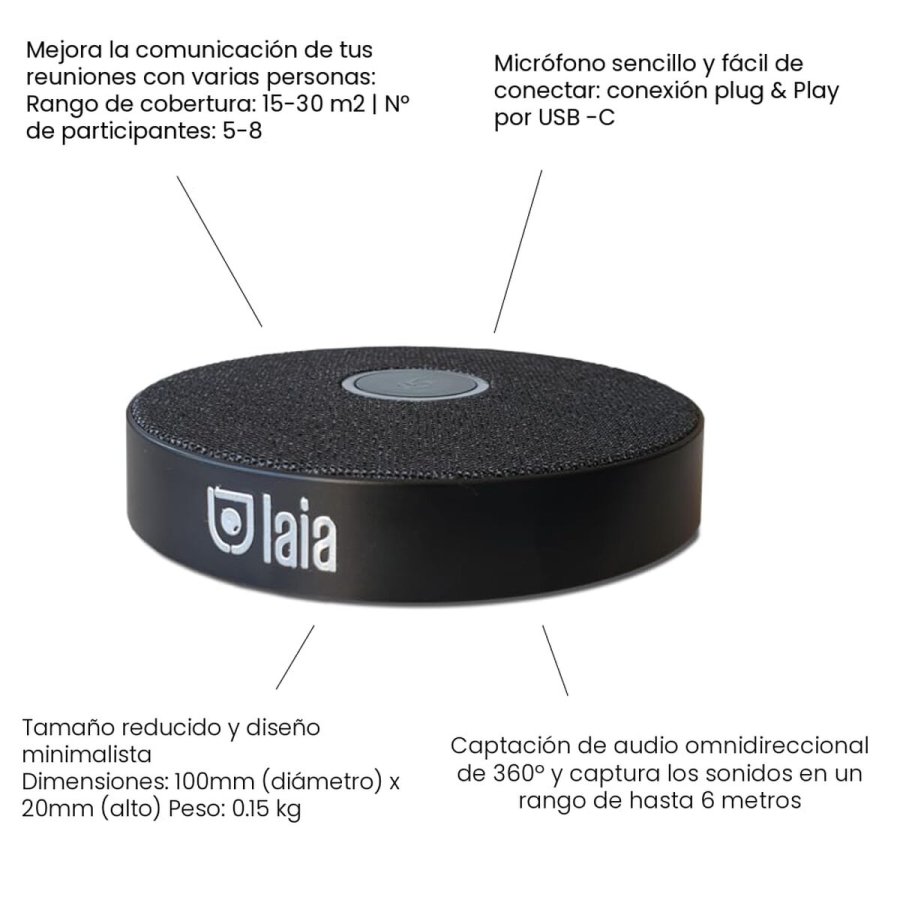 Mikrofon Laia BHM Sort #4