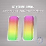 Brbare Bluetooth-hjttalere Mars Gaming MSRGBW Hvid 15 W 4 W #7