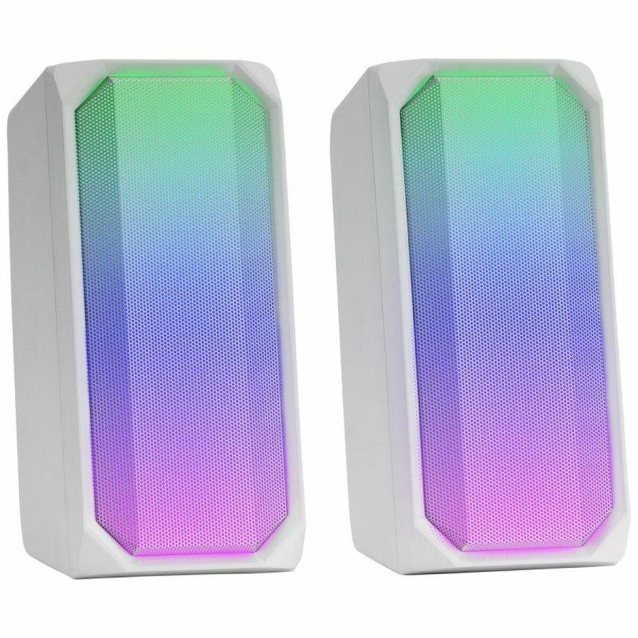 Brbare Bluetooth-hjttalere Mars Gaming MSRGBW Hvid 15 W 4 W #3