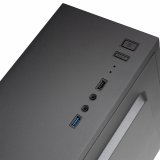 ATX Semi-t�rn kasse Tacens 2ALUX Sort ATX #4