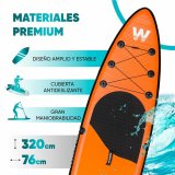 Oppustelige Paddle Surf Board med tilbehr Winvey SUP-O Orange #4