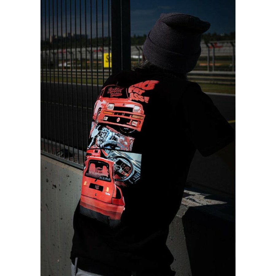 Kortrmet T-shirt til Mnd RADIKAL NICE FAT ASS Sort M #2