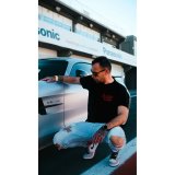 Kortrmet T-shirt til Mnd RADIKAL NICE FAT ASS Sort M #3