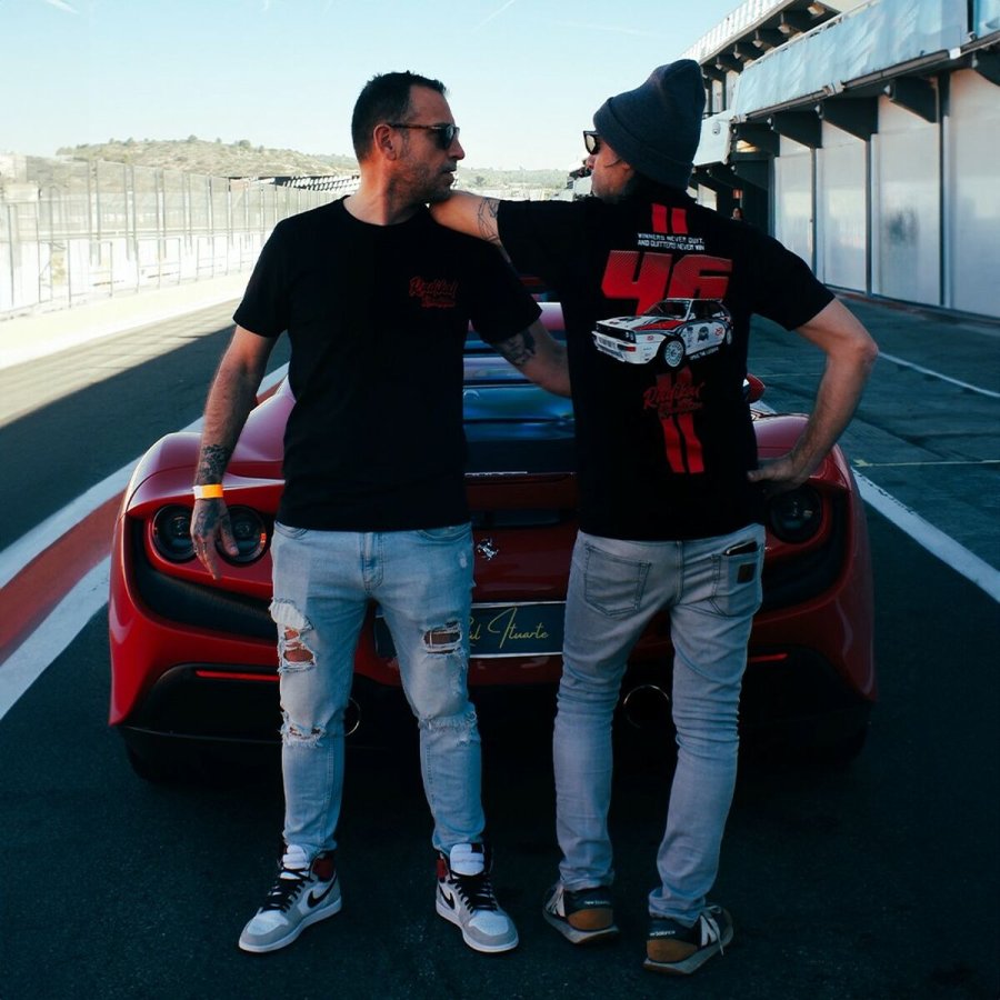 Kortrmet T-shirt til Mnd RADIKAL WINNERS NEVER QUIT Sort XL #7