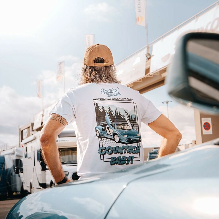 Kort�rmet T-shirt til M�nd Radikal Revolution RKLCB101S S #5