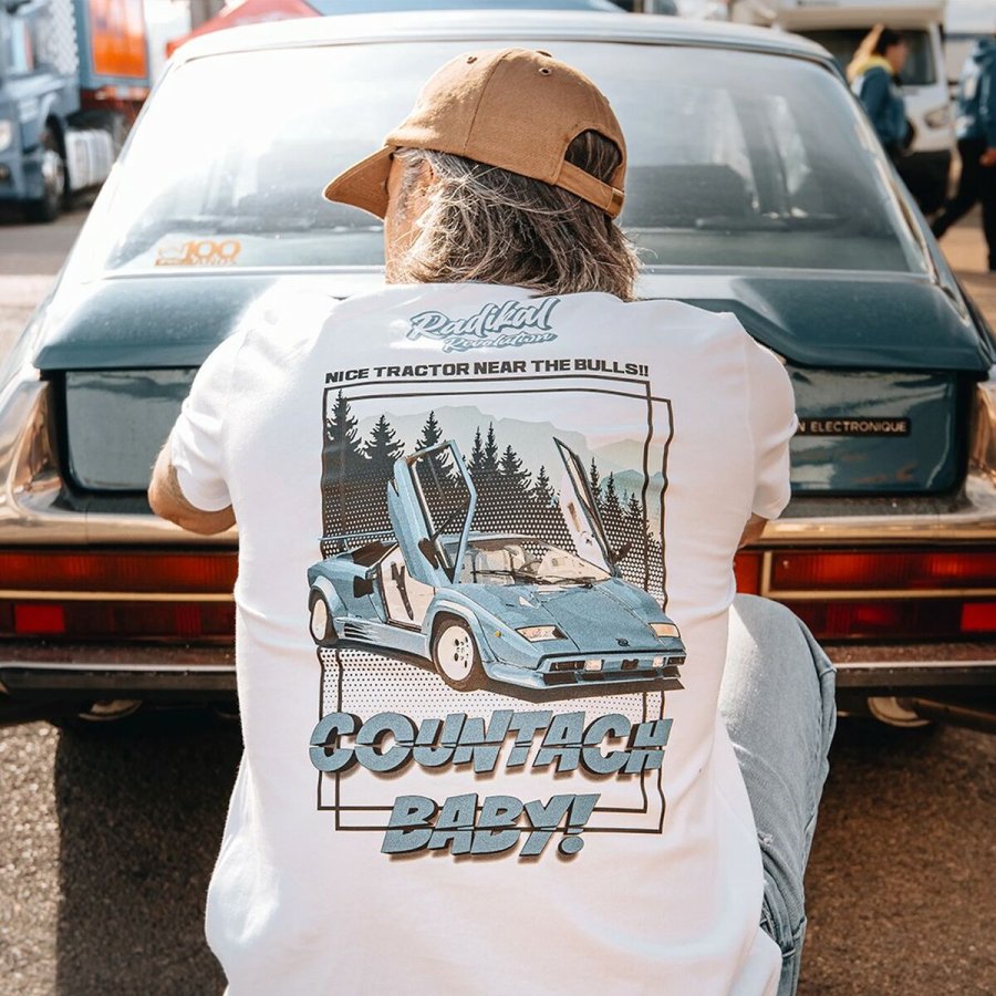 Kort�rmet T-shirt til M�nd Radikal Revolution RKLCB101S S #6