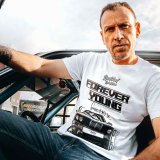 Kortrmet T-shirt til Mnd RADIKAL FOREVER YOUNG Hvid L #6