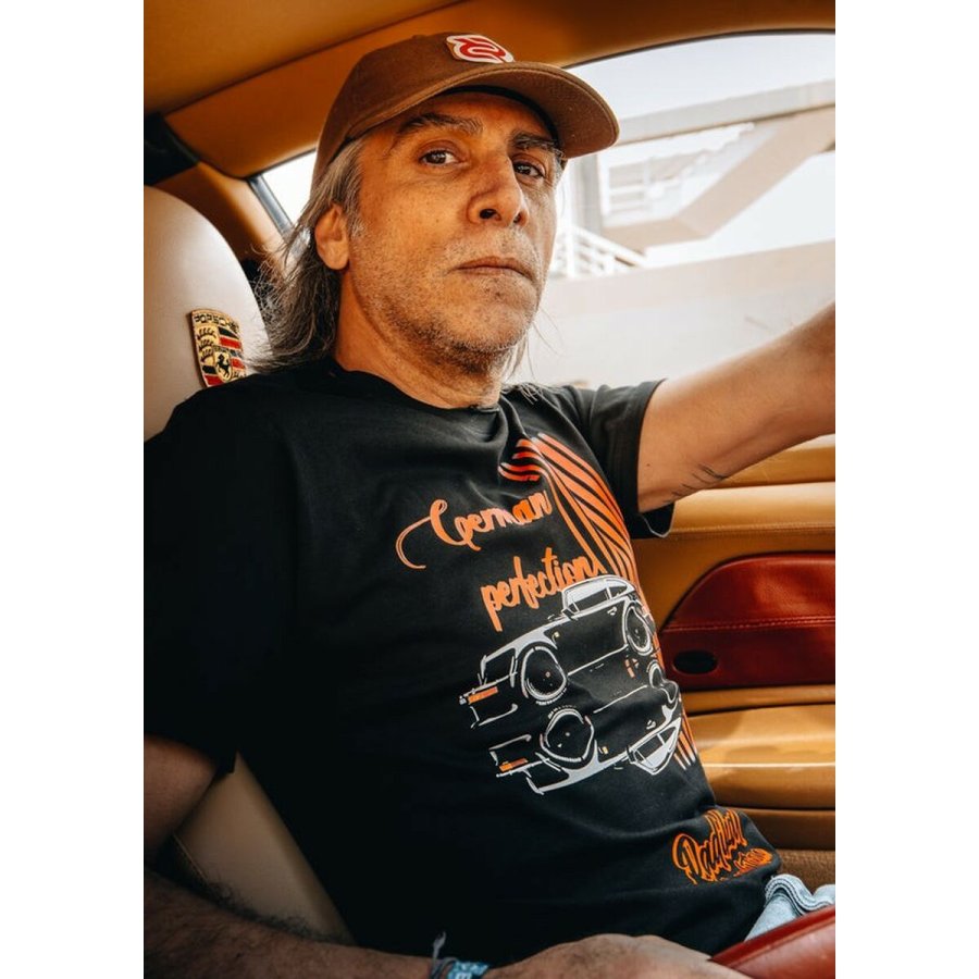 Kortrmet T-shirt til Mnd RADIKAL GERMAN PERFECTION Sort M #4