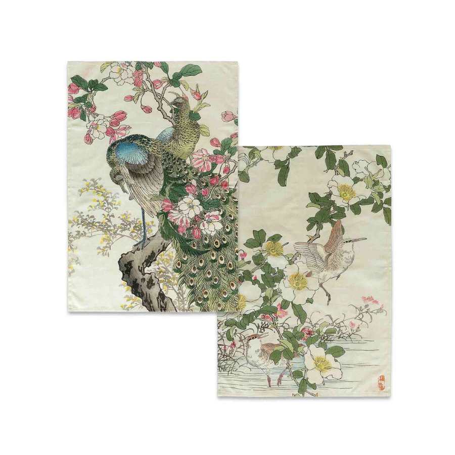 St med klder HappyFriday Multifarvet 70 x 50 cm Japansk (2 Dele) #1