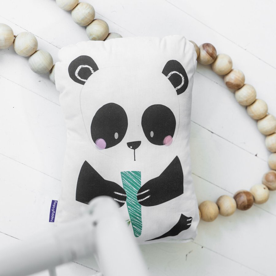 Pude HappyFriday Multifarvet Pandabjrn 40 x 30 cm #3